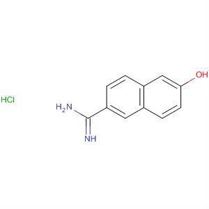 Structure of 6-AMIDINO-2-NAPHTHOL, HYDROCHLORIDE