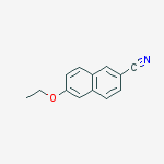 6-Ethoxynaphthalene-2-carbonitrile,结构式