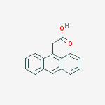 Structure of anthracen-9-ylacetic acid