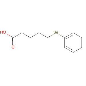Structure of Pentanoic acid, 5-(phenylseleno)-