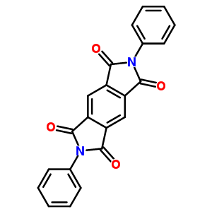 2,6-diphenylpyrrolo[3,4-f]isoindole-1,3,5,7(2H,6H)-tetrone结构式
