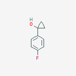 Structure of Cyclopropanol, 1-(4-fluorophenyl)-