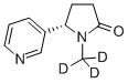 Structure of (+/-)-COTININE-D3