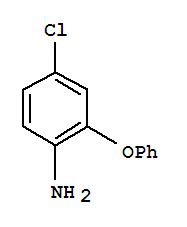 Structure of 4-chloro-2-phenoxyaniline