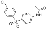 Structure of N-[4-(4-CHLORO-BENZENESULFONYL)-PHENYL]-ACETAMIDE