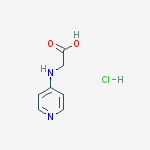 Structure of 2-(Pyridin-4-ylamino)acetic acid hydrochloride