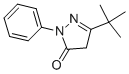 Structure of 3-TERT-BUTYL-1-PHENYL-2-PYRAZOLIN-5-ONE