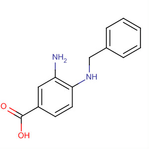 Structure of 3-AMINO-4-BENZYLAMINO-BENZOIC ACID