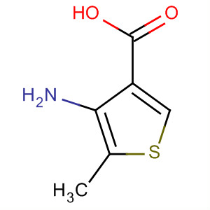 Structure of 3-Thiophenecarboxylic acid, 4-amino-5-methyl-
