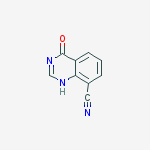 4-Hydroxyquinazoline-8-carbonitrile结构式