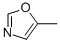 Structure of OXAZOLE, 5-METHYL-