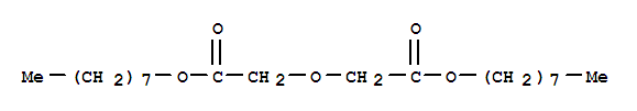 Structure of dioctyl 2,2'-oxydiacetate