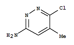 Structure of 6-amino-3-chloro-4-methylpyridazine