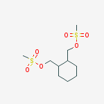 Structure of cis-1,2-cyclohexanedimethanol dimethanesulfonate