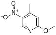 Structure of 2-METHOXY-5-NITRO-4-PICOLINE