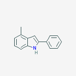Structure of 1H-INDOLE,4-METHYL-2-PHENYL-