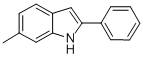 Structure of 6-methyl-2-phenyl-1H-indole