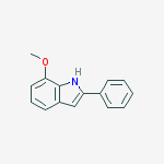 7-methoxy-2-phenyl-1H-indole结构式