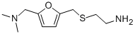 Structure of 5-[[(2-Aminoethyl)thio]methyl]-N,N-dimethyl-2-furfurylamine