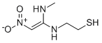 2-[[1-(METHYLAMINO)-2-NITROETHENYL]AMINO]-ETHANETHIOL结构式