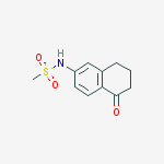 Structure of N-(5-OXO-5,6,7,8-TETRAHYDRONAPHTHALEN-2-YL)METHANESULFONAMIDE