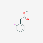 Methyl 2-(2-iodophenyl)acetate结构式