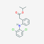 Structure of ISOPROPYL ESTER OF DICLOFENAC,IH