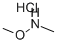 Structure of N,O-Dimethylhydroxylamine hydrochloride