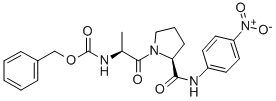Structure of Z-ALA-PRO-PNA