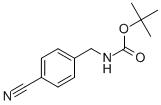 N-BOC-4-氨基甲基苯甲腈结构式