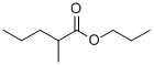 Structure of propyl 2-methylpentanoate