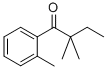 Structure of 2,2,2-TRIMETHYLBUTYROPHENONE