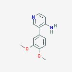 Structure of 3-(3,4-Dimethoxyphenyl)pyridin-4-amine
