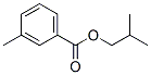 Structure of Benzoic acid, 3-methyl-, (2-methylpropyl) ester