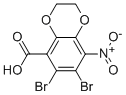 Structure of 6,7-Dibromo-8-nitro-2,3-dihydrobenzo[1,4]dioxine-5-carboxylic acid