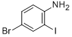 Structure of 4-BROMO-2-IODOANILINE