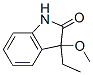 Structure of 3-Ethyl-1,3-dihydro-3-methoxy-2H-indol-2-one