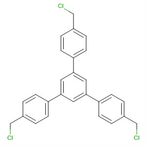 1,1':3',1''-Terphenyl, 4,4''-bis(chloromethyl)-5'-[4-(chloromethyl)phenyl]-结构式