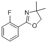 2-(2-FLUOROPHENYL)-4,5-DIHYDRO-4,4-DIMETHYLOXAZOLE结构式