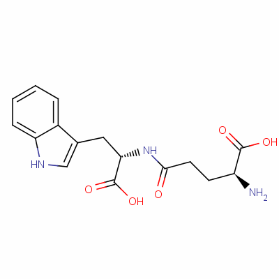 GAMMA-GLU-TRP结构式