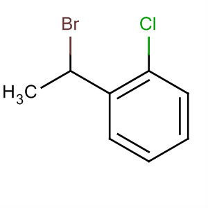 Structure of Benzene, 1-(1-bromoethyl)-2-chloro-