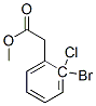 Structure of 2-bromo-2-chlorophenyl acetic acid methyl ester