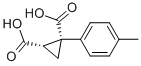 Structure of (1R,2S)-1-P-TOLYL-CYCLOPROPANE-1,2-DICARBOXYLIC ACID