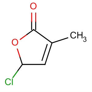 Structure of 2(5H)-Furanone, 5-chloro-3-methyl-