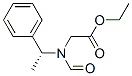 (R)-ethyl N-formyl-N-(1-phenylethyl)glycine结构式