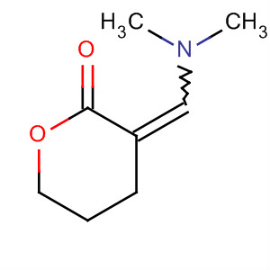 2H-Pyran-2-one, 3-[(dimethylamino)methylene]tetrahydro-结构式