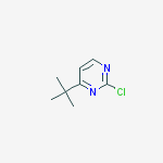 4-tert-butyl-2-chloropyrimidine结构式
