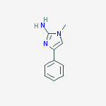 Structure of 1-methyl-4-phenylimidazol-2-amine