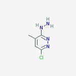 6-chloro-3-hydrazinyl-4-methylPyridazine结构式