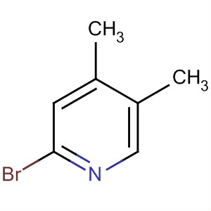 Structure of pyridine, 2-bromo-4,5-dimethyl-